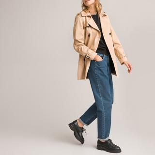 La Redoute Collections  Halblanger Trenchcoat mit Knopfleiste 