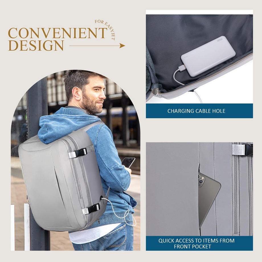 Only-bags.store  Handgepäck Reiserucksack Wanderrucksack Wasserdichter Outdoor Daypack 