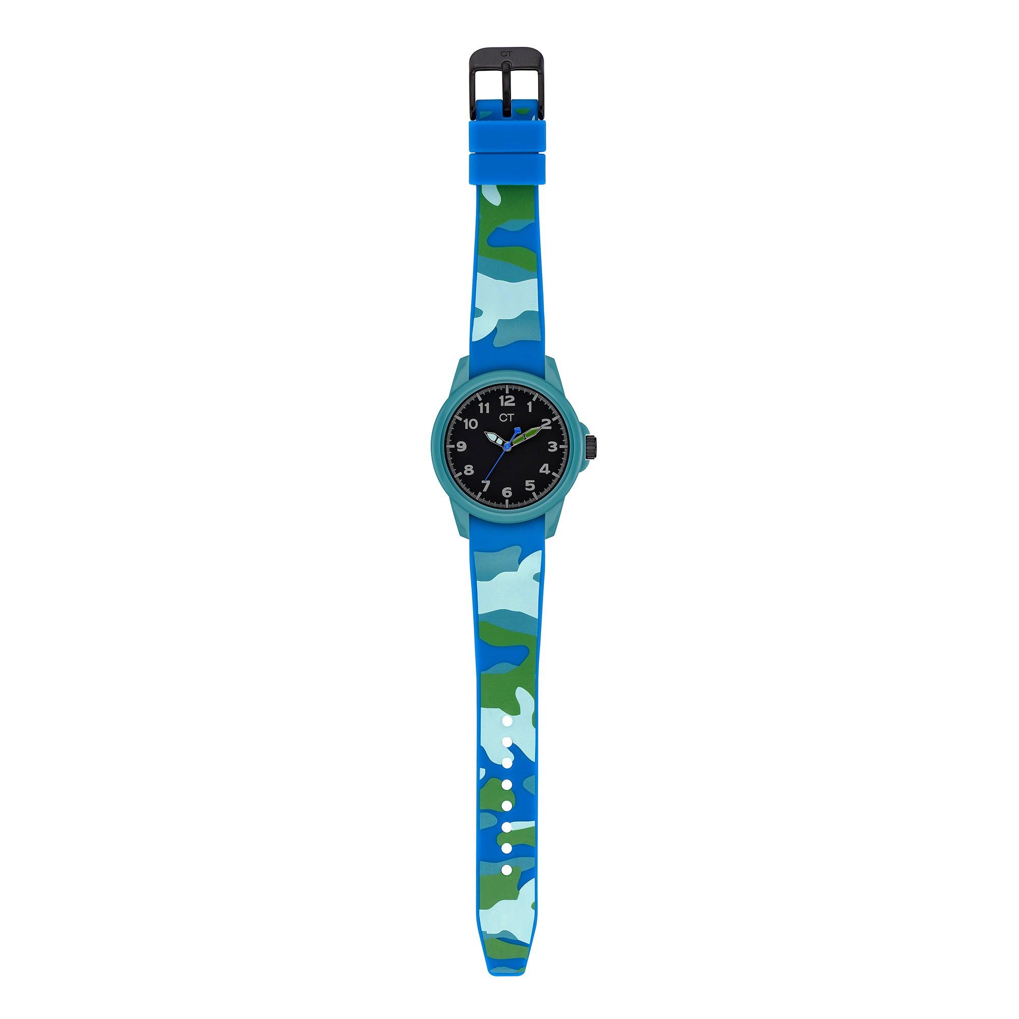 Cool Time Kids  Camouflage Kinderarmbanduhr 