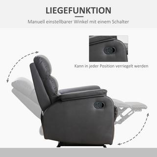 HOMCOM Fauteuil de relaxation  