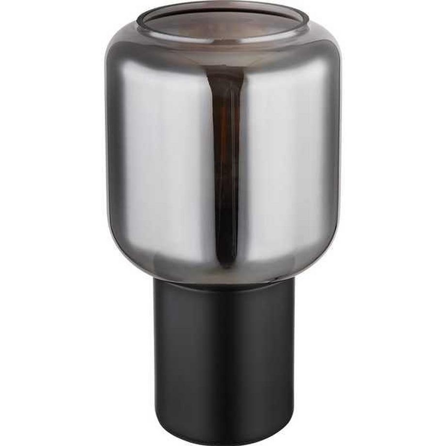 mutoni Lampe à poser Ninjo métal noir mat 1xE27  