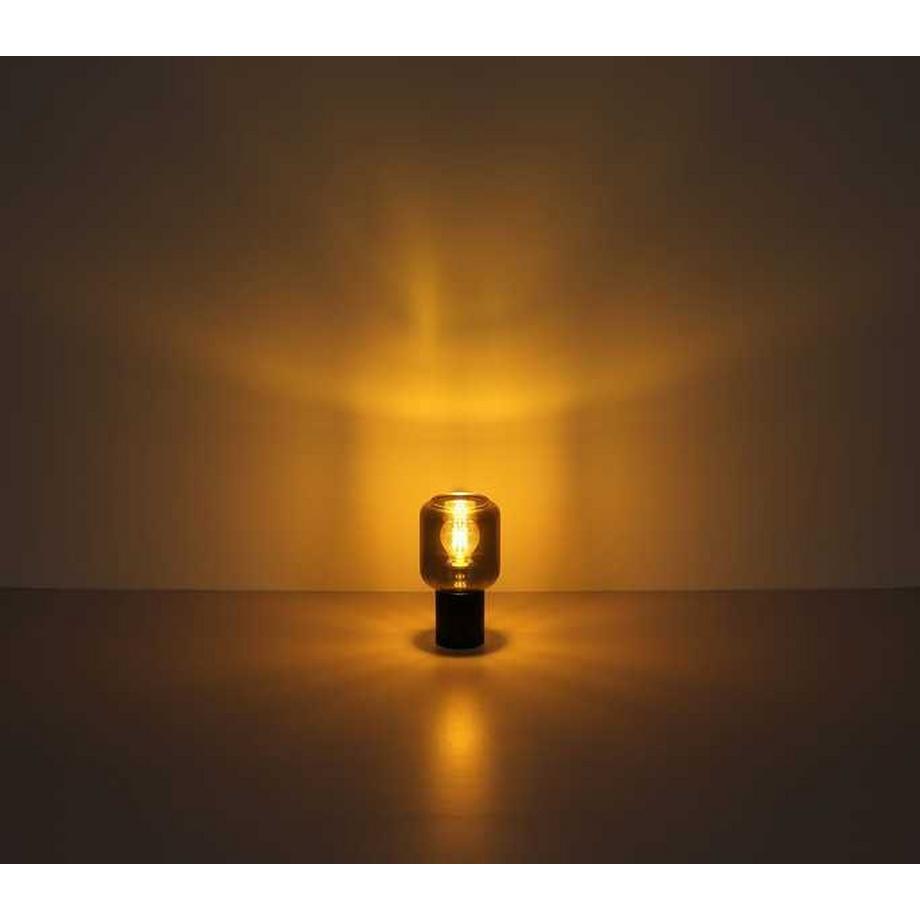 mutoni Lampe à poser Ninjo métal noir mat 1xE27  