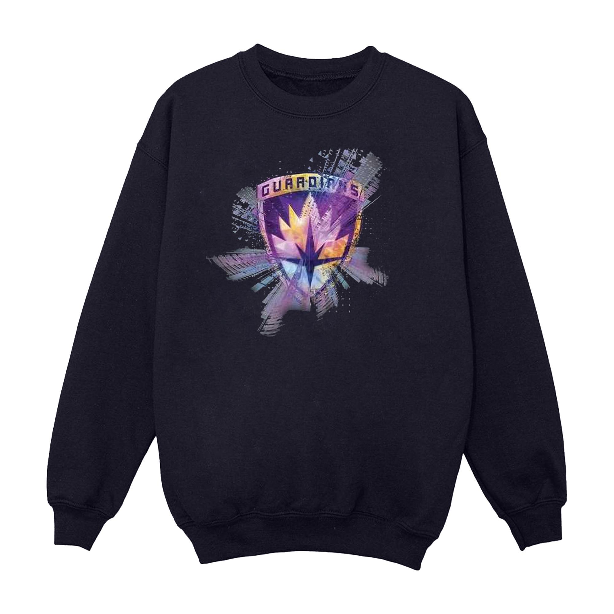 Image of Guardians Of The Galaxy Abstract Star Lord Sweatshirt Jungen Marine 152-158