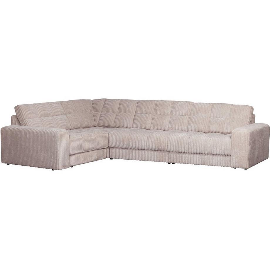 Ecksofa Second Date links grober Rippstoff natur 316x212