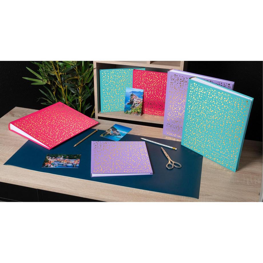 Exacompta Fotoalbum 30 Seiten 25x25cm, Plum' Violett  