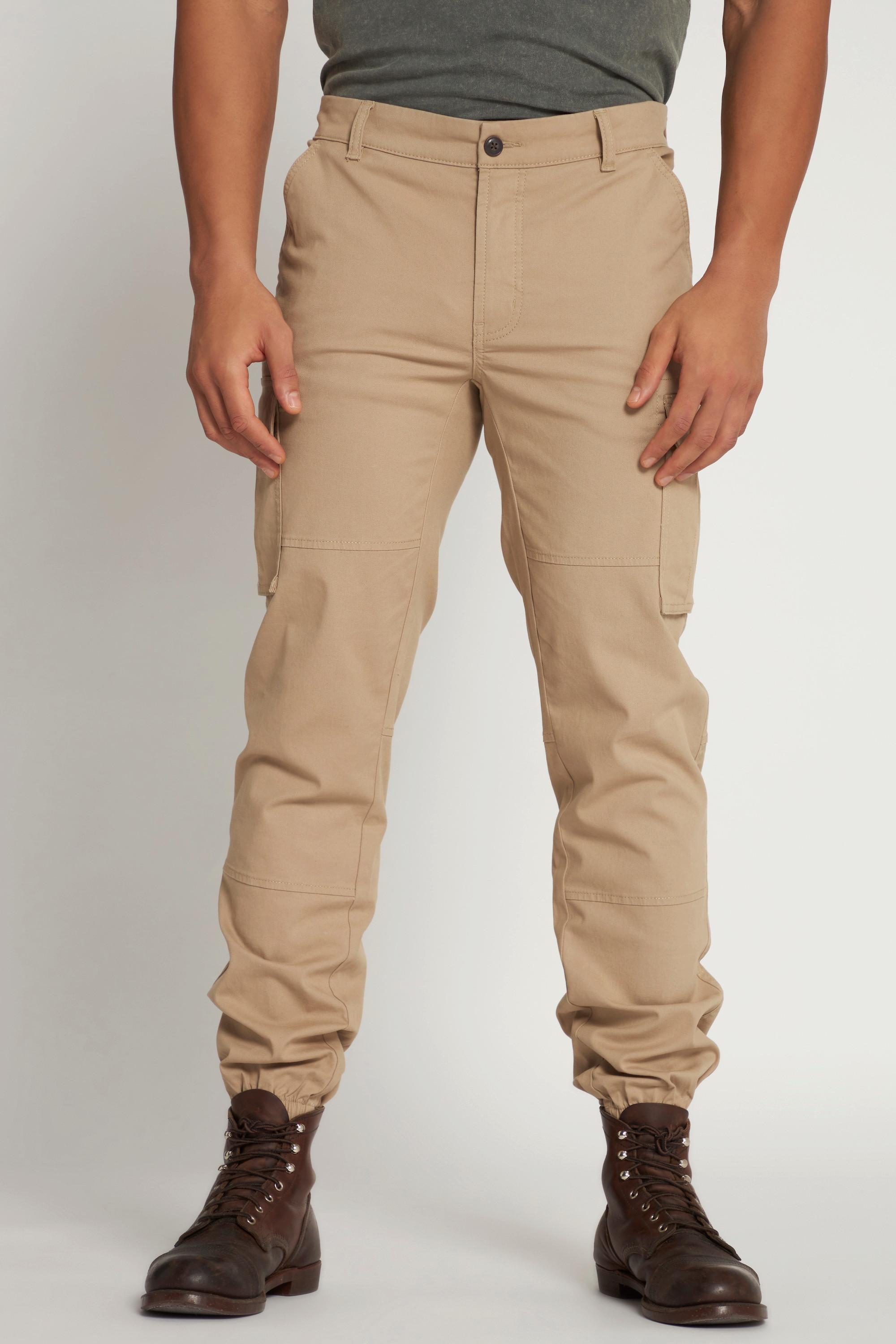 JP1880  Pantalon cargo spécial ventre fort, coupe Straight, jusqu'à la taille 72 