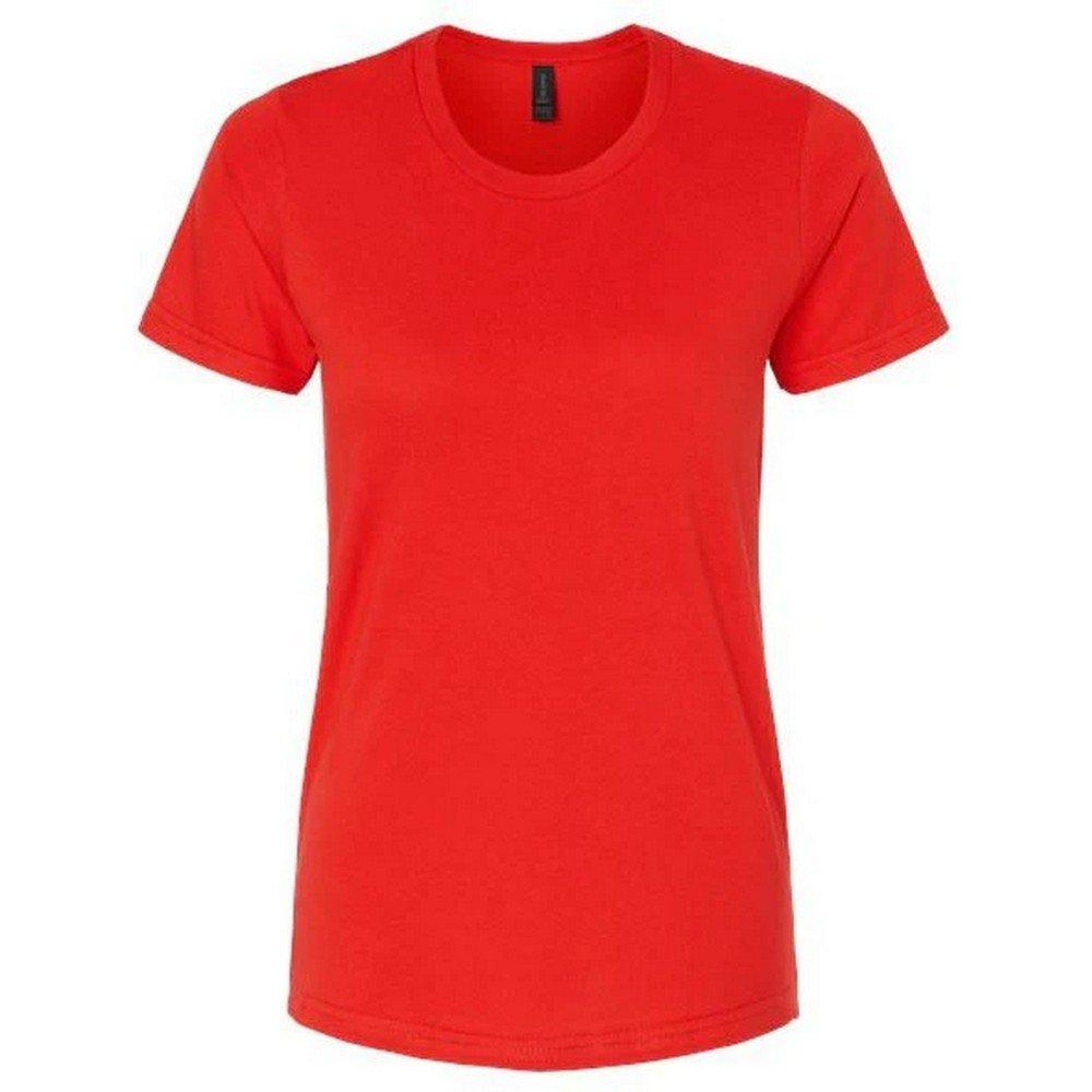 Image of Softstyle Tshirt Damen Rot Bunt L
