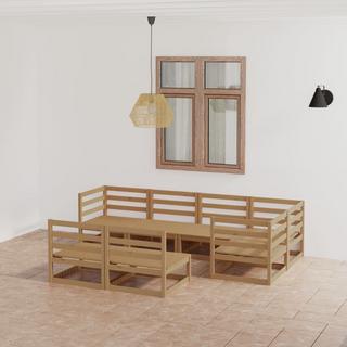 VidaXL Ensemble de meubles de jardin bois de pin  