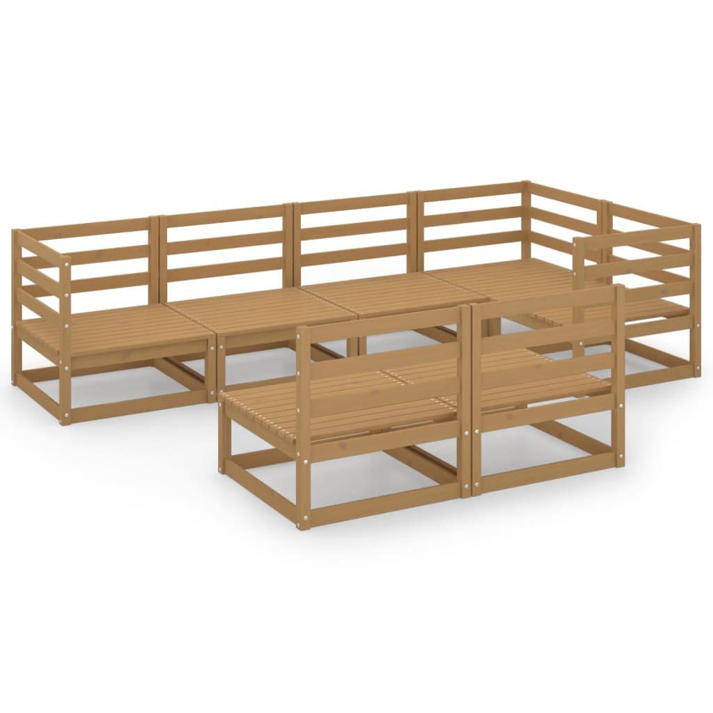 VidaXL Ensemble de meubles de jardin bois de pin  