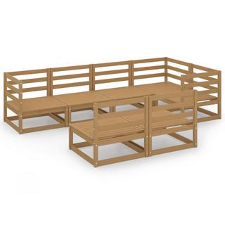 VidaXL Ensemble de meubles de jardin bois de pin  