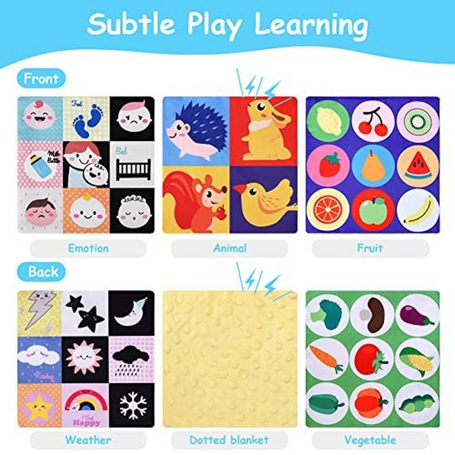 Activity-board  Spielzeug, Interaktive Baby-Sinnesbox mit Farben, Texturen, Geräuschen 