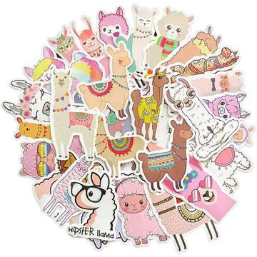 Packung Aufkleber - Alpaka