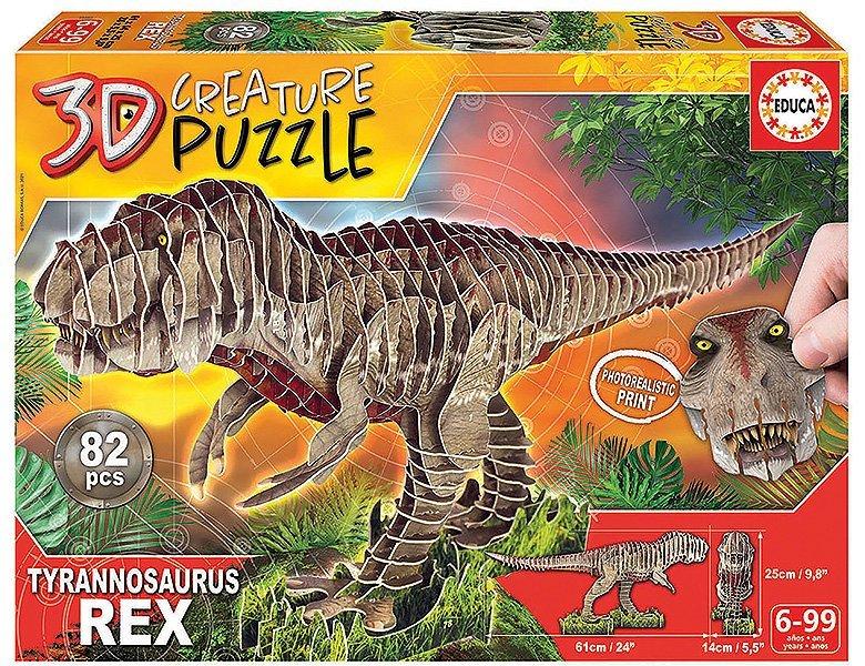 Image of Educa Puzzle 3D T-Rex (82Teile)