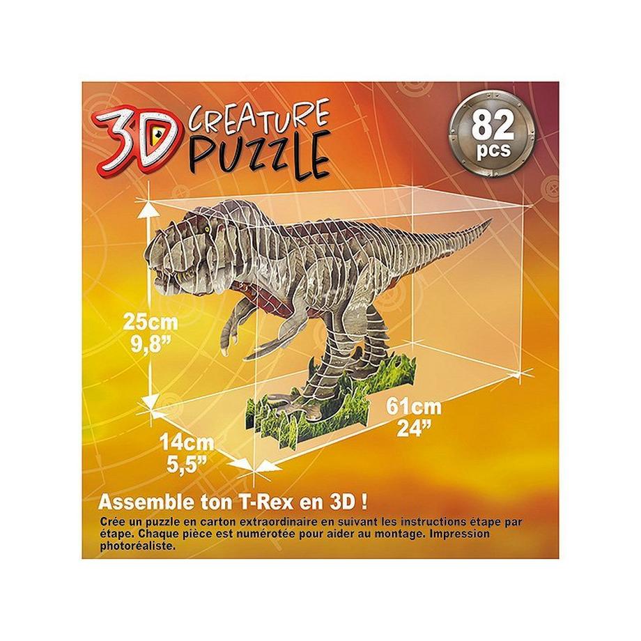 Educa  Puzzle 3D T-Rex (82Teile) 