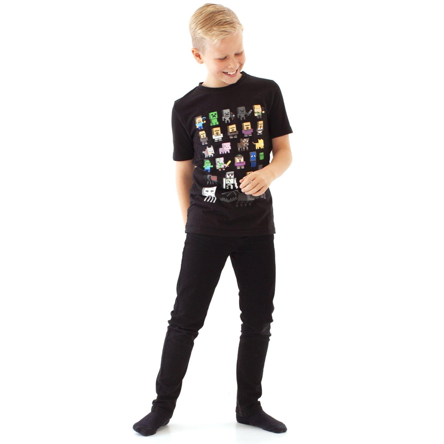 MINECRAFT  offizielles Sprites Charakter TShirt 