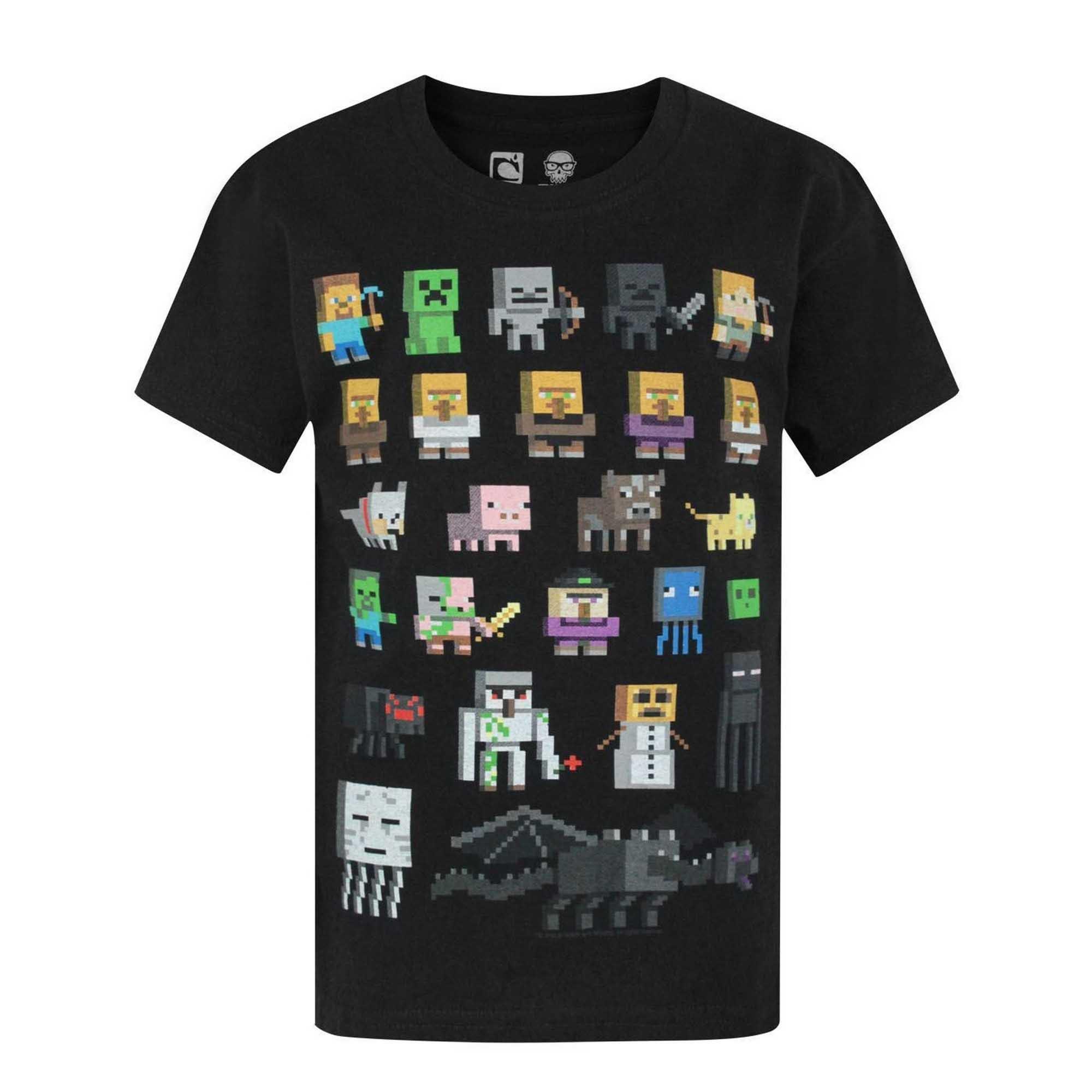 MINECRAFT  offizielles Sprites Charakter TShirt 