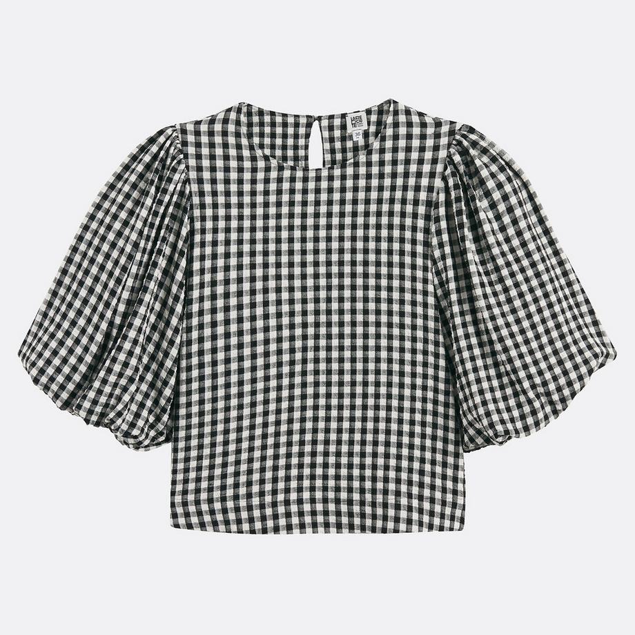 La Redoute Collections  Bluse mit Rundhalsausschnitt 