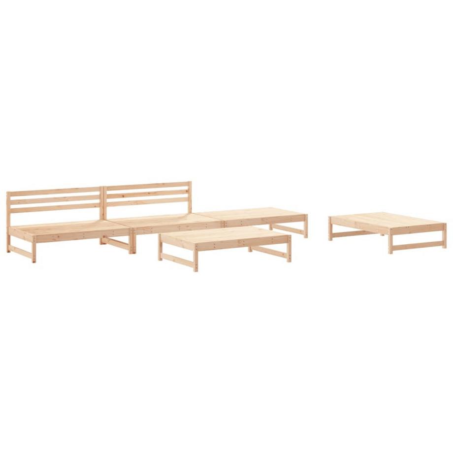 set salotto da giardino Legno di pino