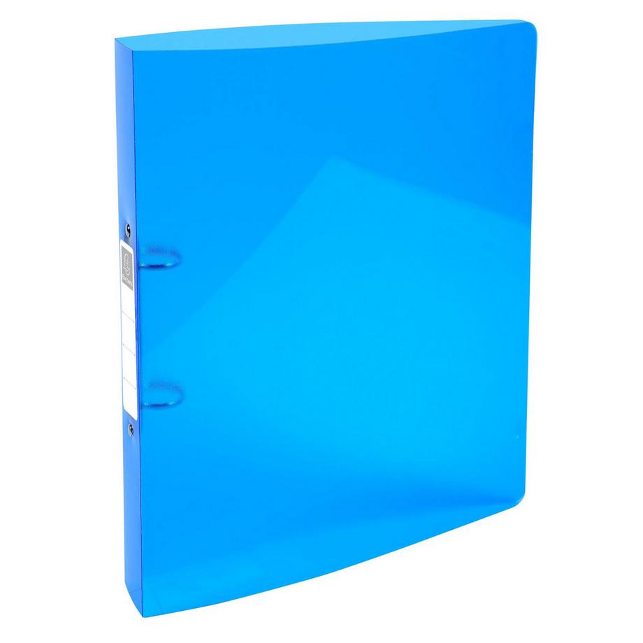 Exacompta Raccoglitore polipropilene trasl. glossy IDERAMA PP - 2 anelli 30mm - A4 maxi - x 10  