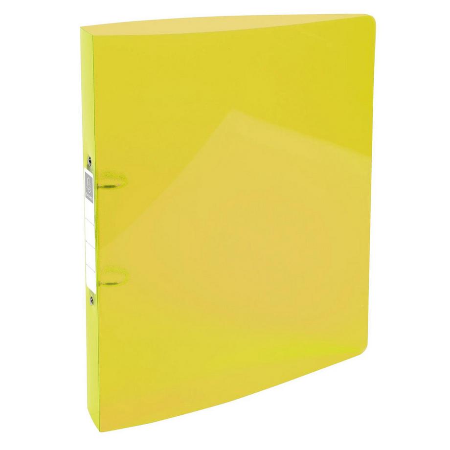 Exacompta Raccoglitore polipropilene trasl. glossy IDERAMA PP - 2 anelli 30mm - A4 maxi - x 10  