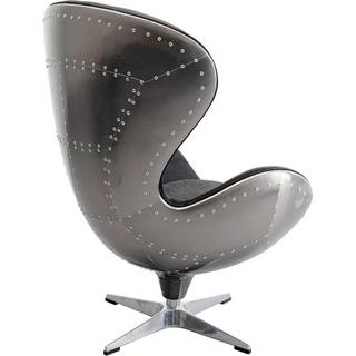 KARE Design Drehsessel Lounge Black Graphit  