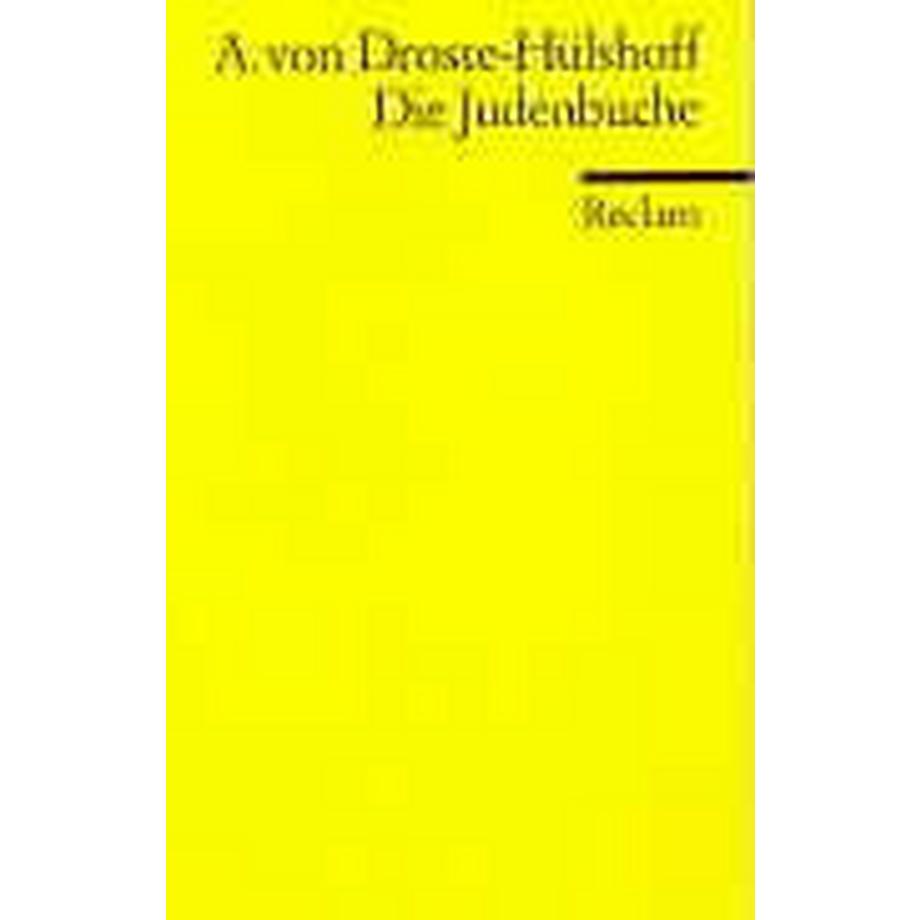 Reclam  Die Judenbuche 