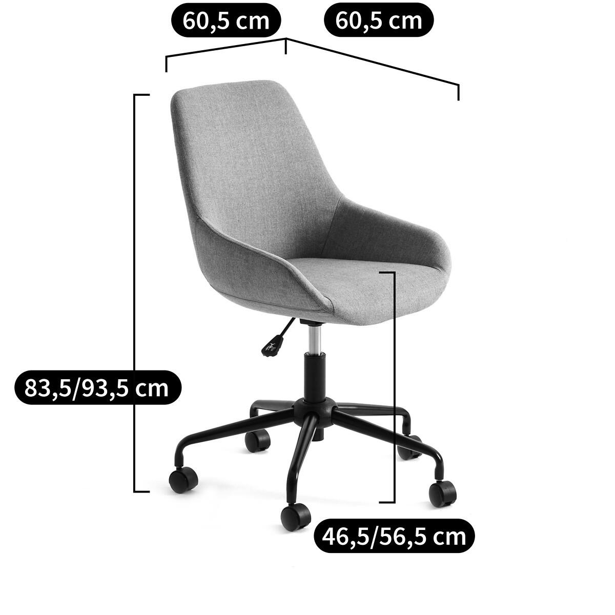 La Redoute Intérieurs Schreibtischstuhl ASTING mit Rollen  