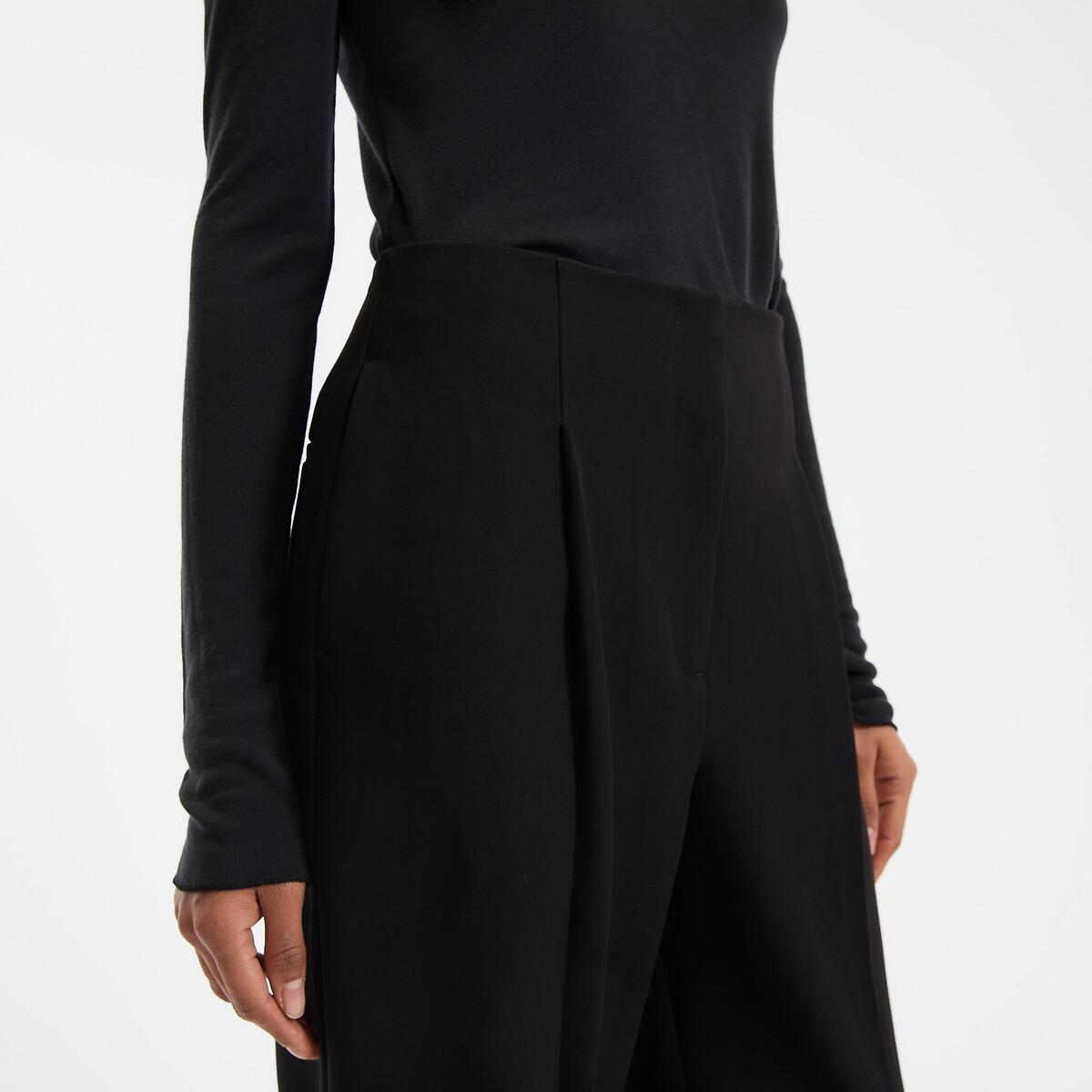 La Redoute Collections Pantaloni a taglio dritto a vita alta  