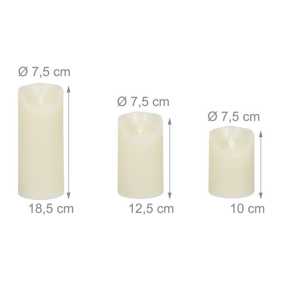 B2X LED-Leuchten 3er-Set  