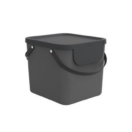 rotho  Rotho Albula porta biancheria 40 L Rettangolare Plastica riciclata Nero 