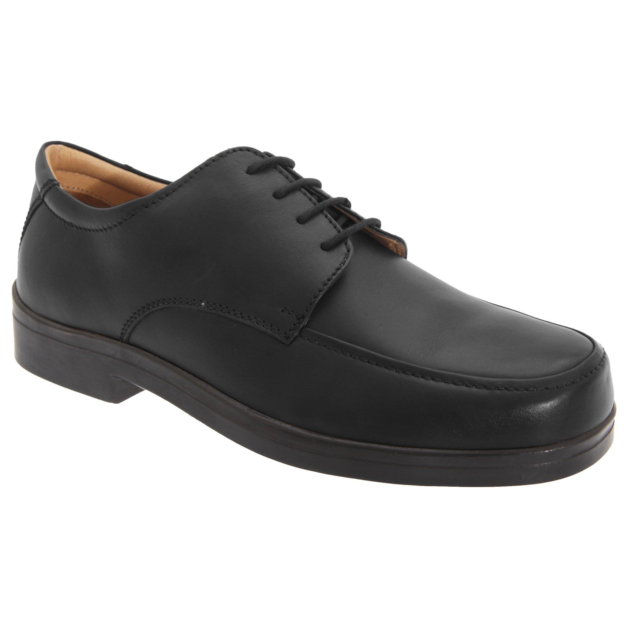 Image of Schnürschuhe, Extra Breit Herren Schwarz 39.5