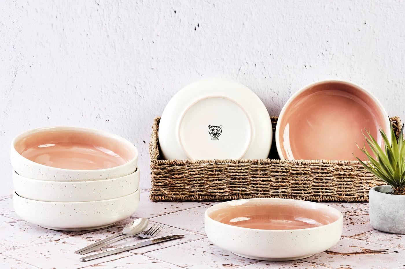 BJÖRN Ensemble d'assiettes creuses OXYGÈNE  