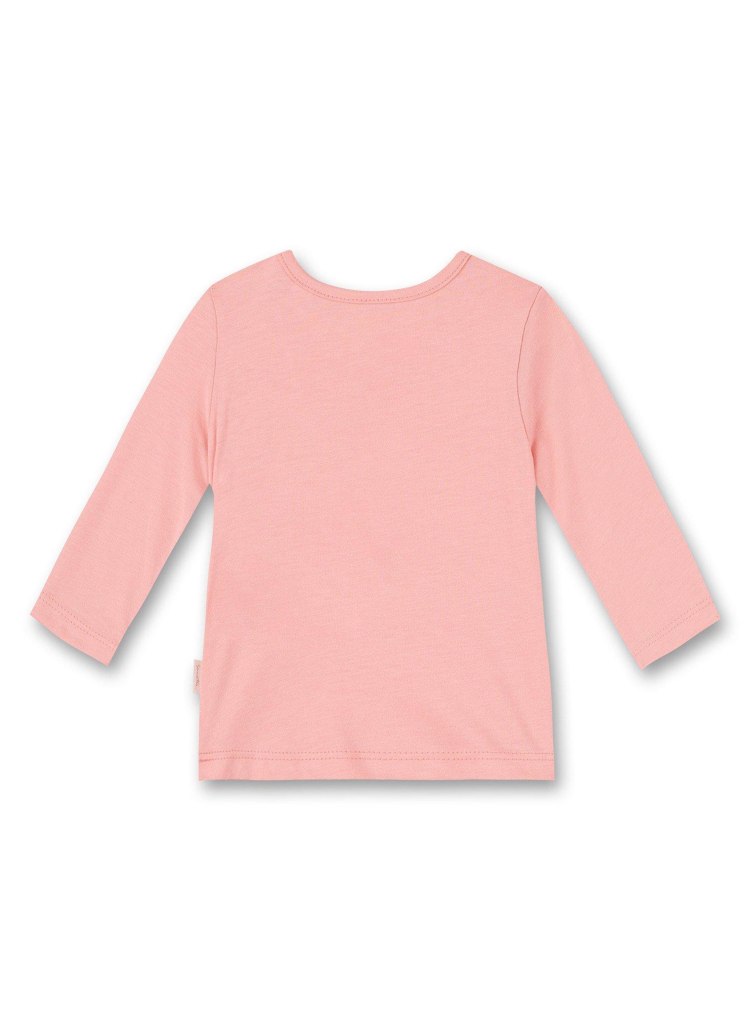 Sanetta Fiftyseven  Baby Mädchen-Shirt langarm Blume rosa 