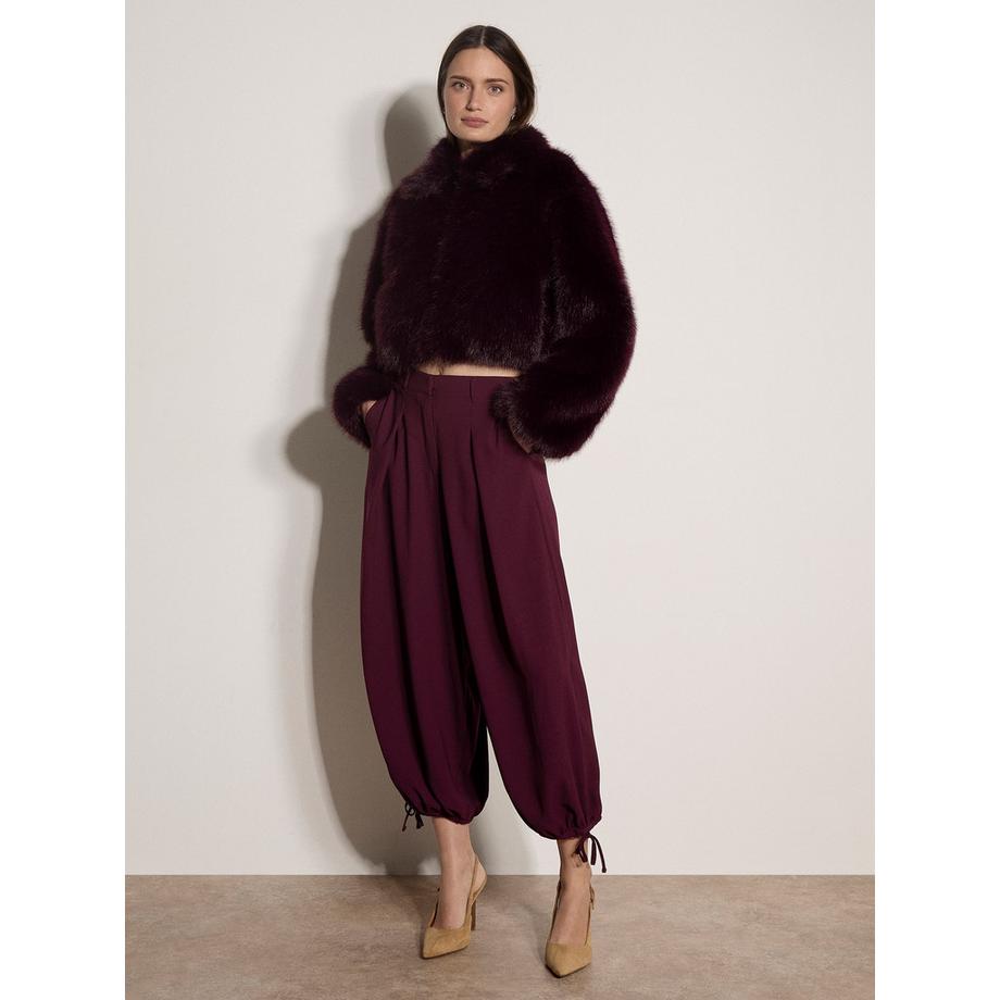 APRICOT Veste courte en fausse fourrure de luxe  