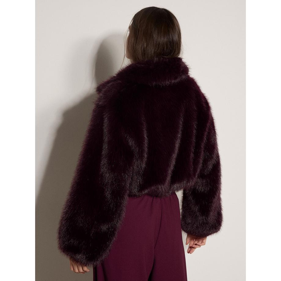 APRICOT Veste courte en fausse fourrure de luxe  