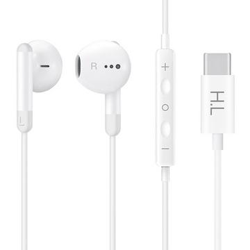 USB-C Stereo in-ear Kopfhörer Weiß