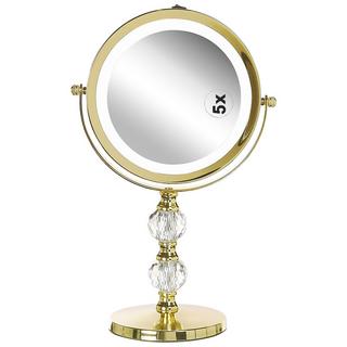 Beliani  Miroir de table en Métal Glamour CLAIRA 