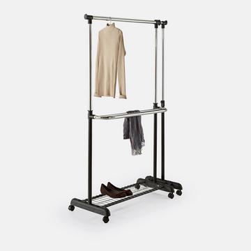 Portant double-barre extensible