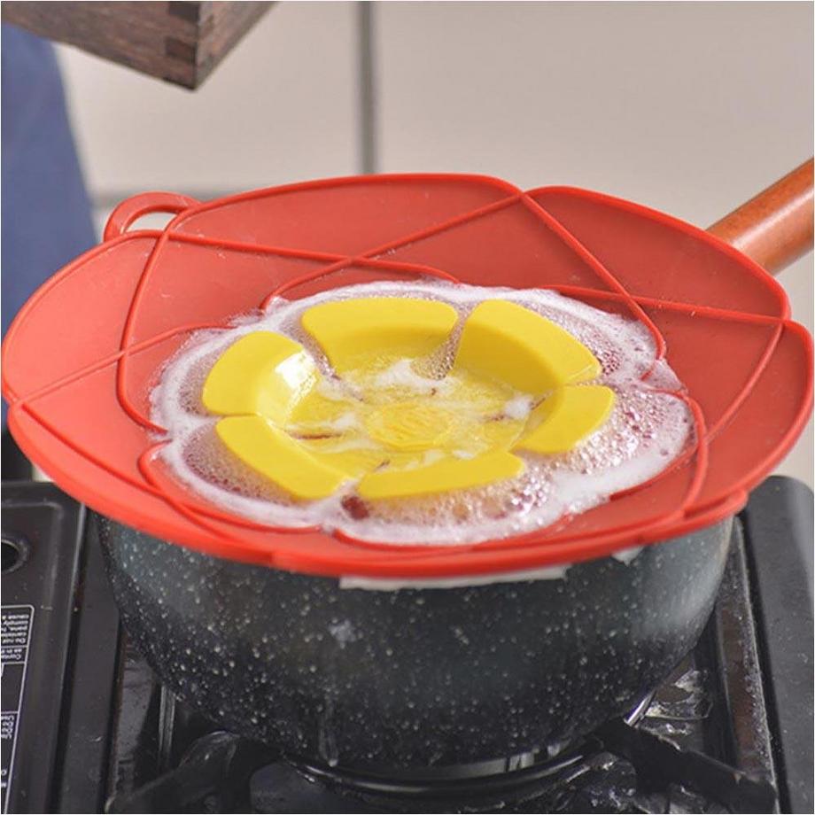 Northio  Multifunktionaler Silikondeckel für Topf - Rot 