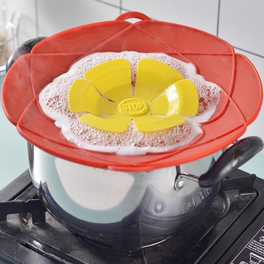 Northio  Multifunktionaler Silikondeckel für Topf - Rot 