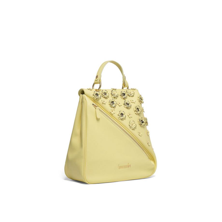 Braccialini Rucksack mit Blumenverzierungen  