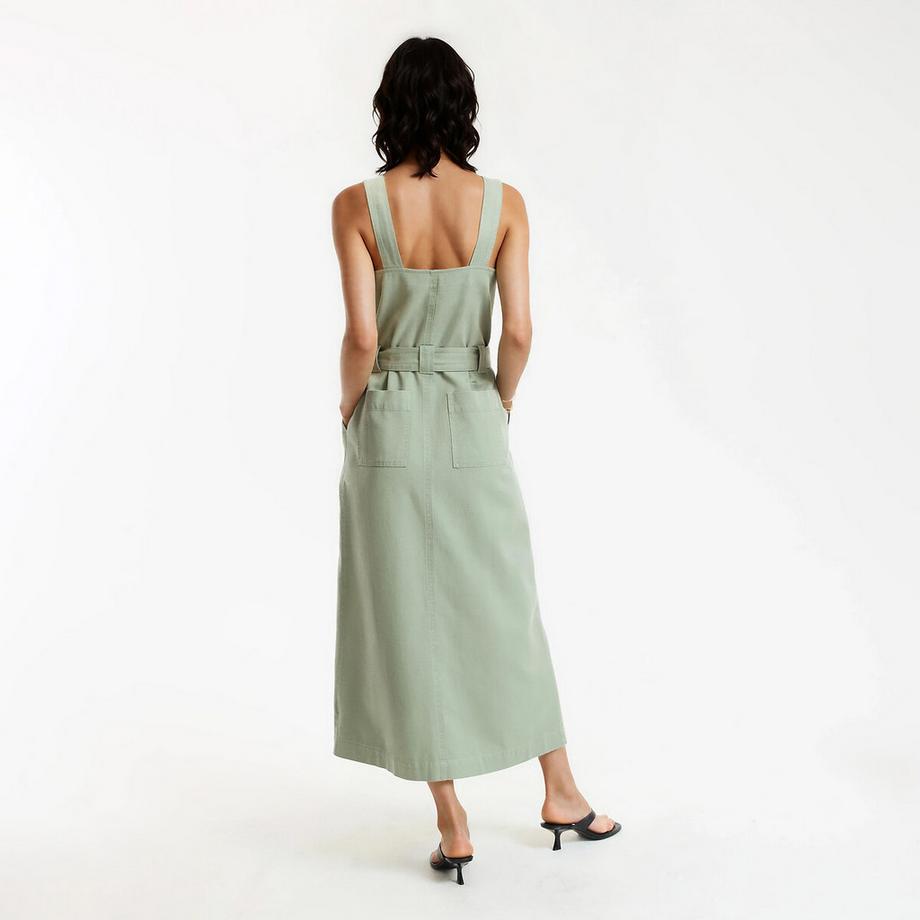 La Redoute Collections Abito Midi Spalline Lyocell Cotone  