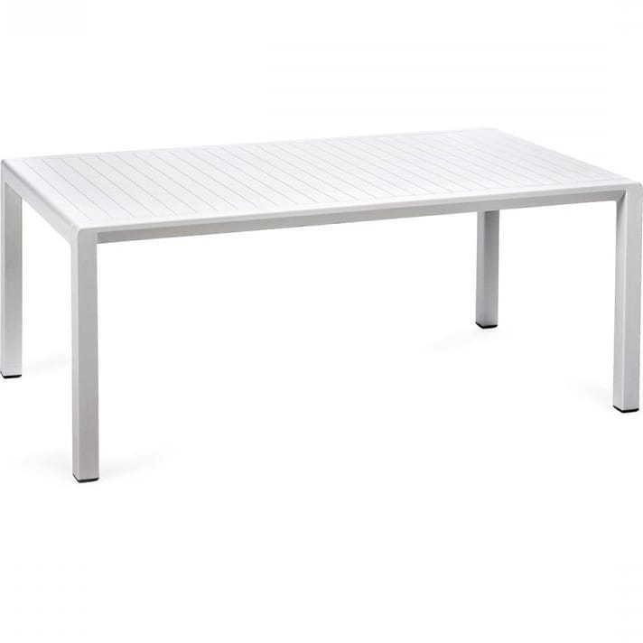 NARDI outdoor Table d'appoint de jardin Aria blanc 60x100  