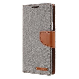 Mercury  Galaxy S22+ - Etui en cuir gris en toile Mercury 