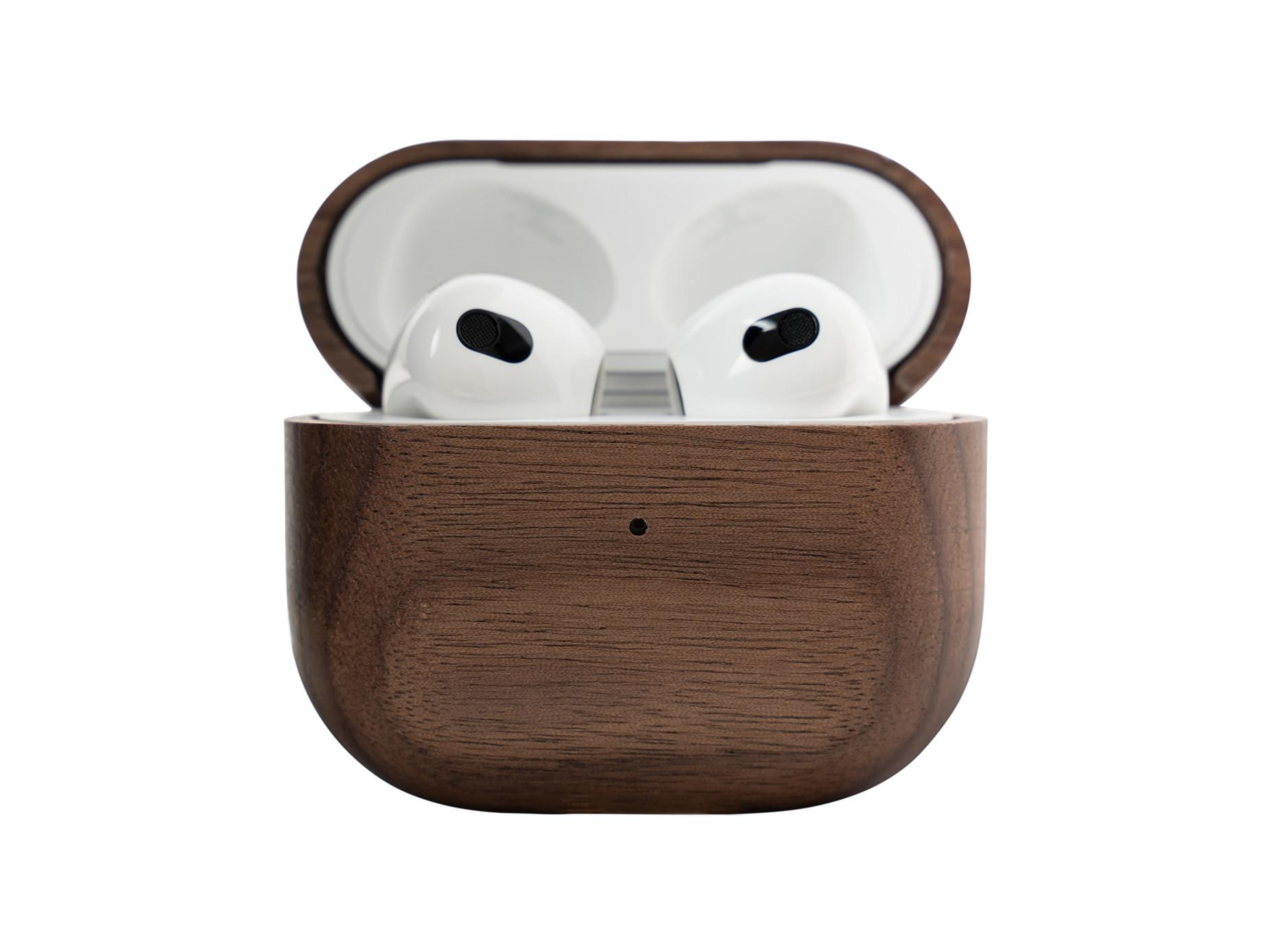 Oakywood  AirPods Case - Étui en bois pour écouteurs AirPods - Noyer / AirPods 3 