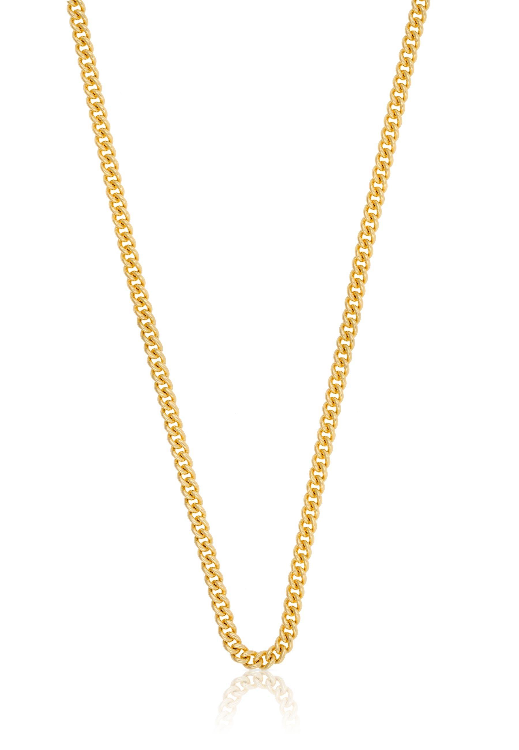 MUAU Schmuck  Collier rond gourmette or jaune 750, 2.8mm, 60cm 