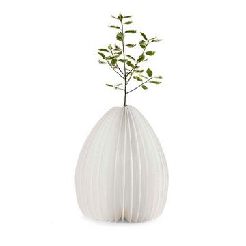 Gingko Design Dekoleuchte Vase aus japanischem Bambus