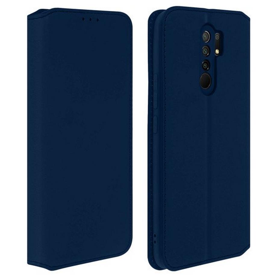 Avizar  Étui Xiaomi Redmi 9 Folio Bleu Nuit 