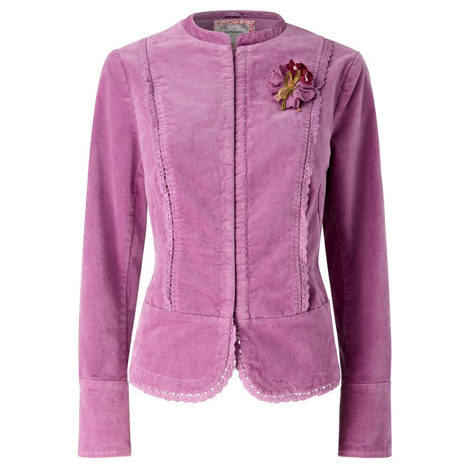 Joe Browns Moleskin Militärstil Jacke mit Spitzenbesatz  