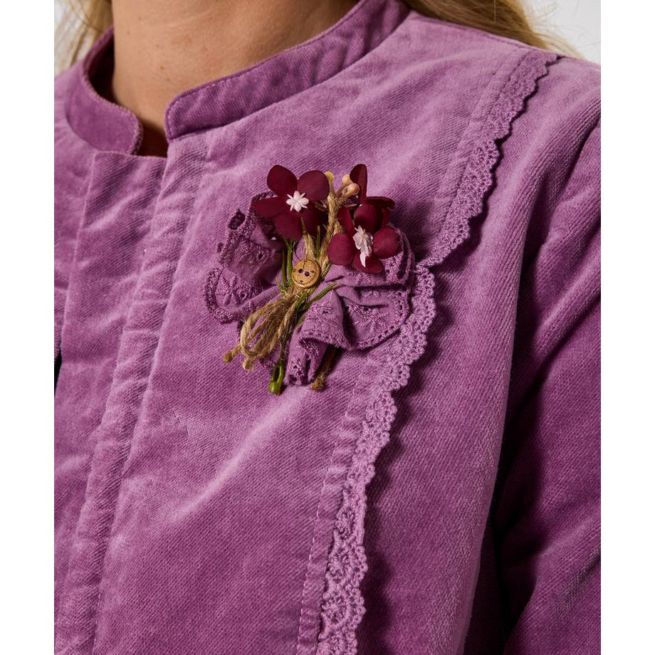 Joe Browns Moleskin Militärstil Jacke mit Spitzenbesatz  